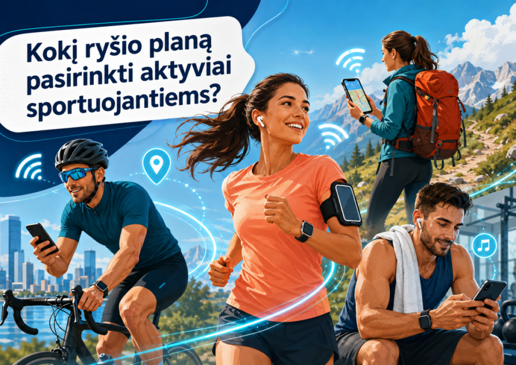 Ryšio planas sportuojantiems